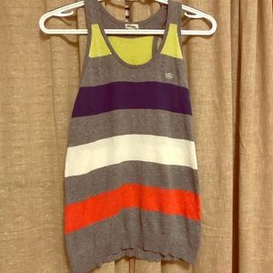 Lightweight sweater tank top